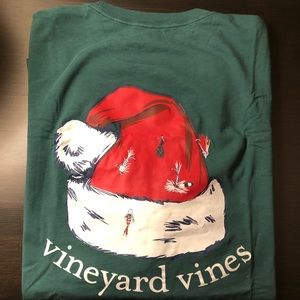 NWT Vineyard Vines Men’s Christmas LS Tee S
